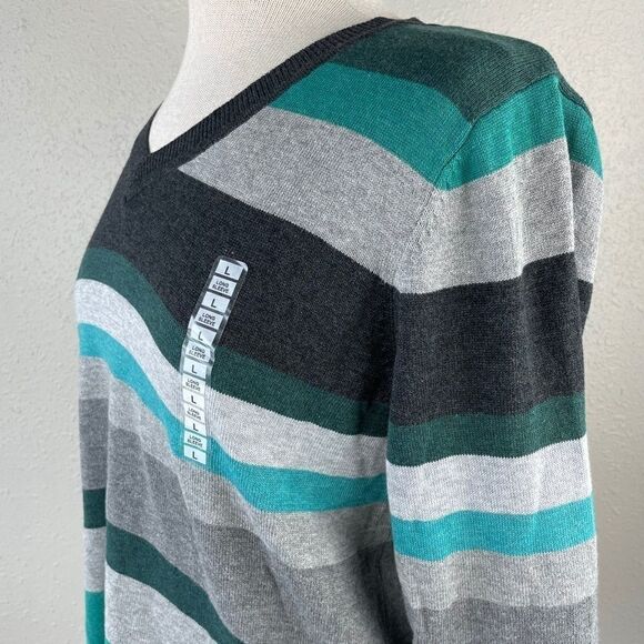 NWT PBX Basics V Neck Sweater Top Size L - Picture 4 of 8